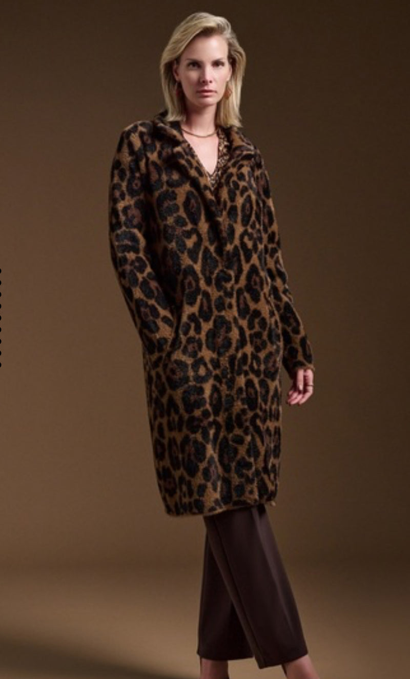 Leopard Print Coat