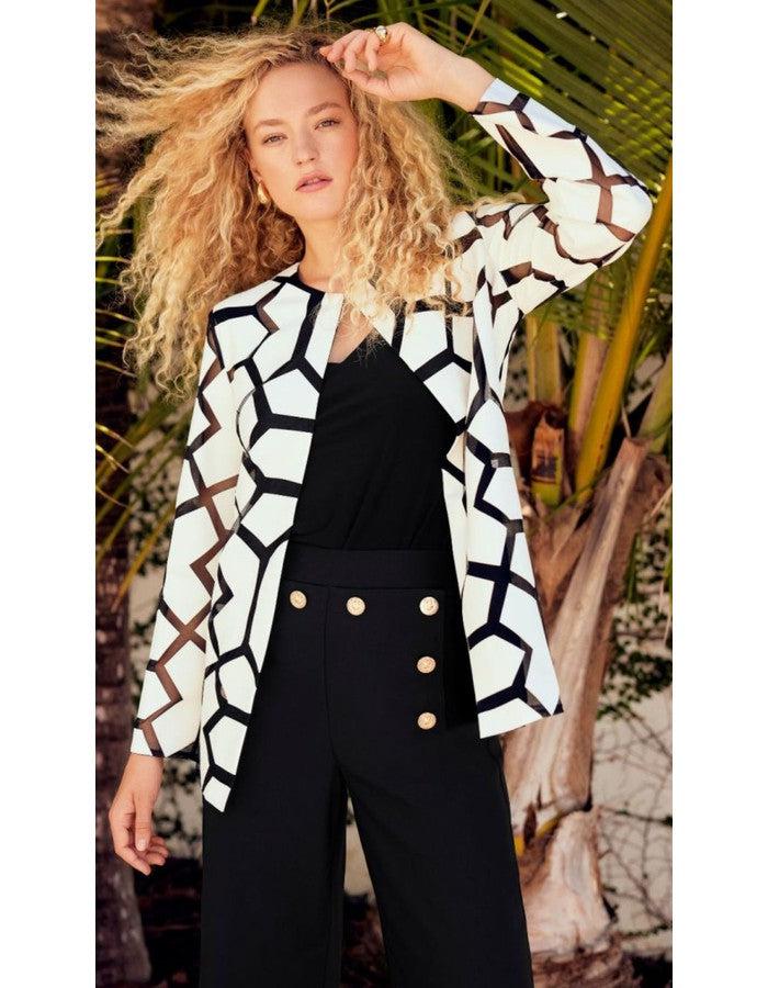 Geometric Jacket - Southern Muse Boutique