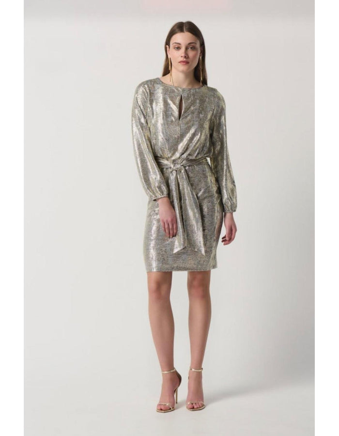 Gold/Grey Foil Dress