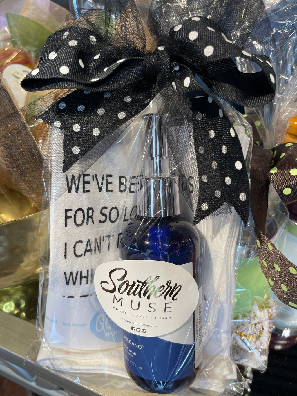 Volcano Handwash & Kitchen Towel Gift