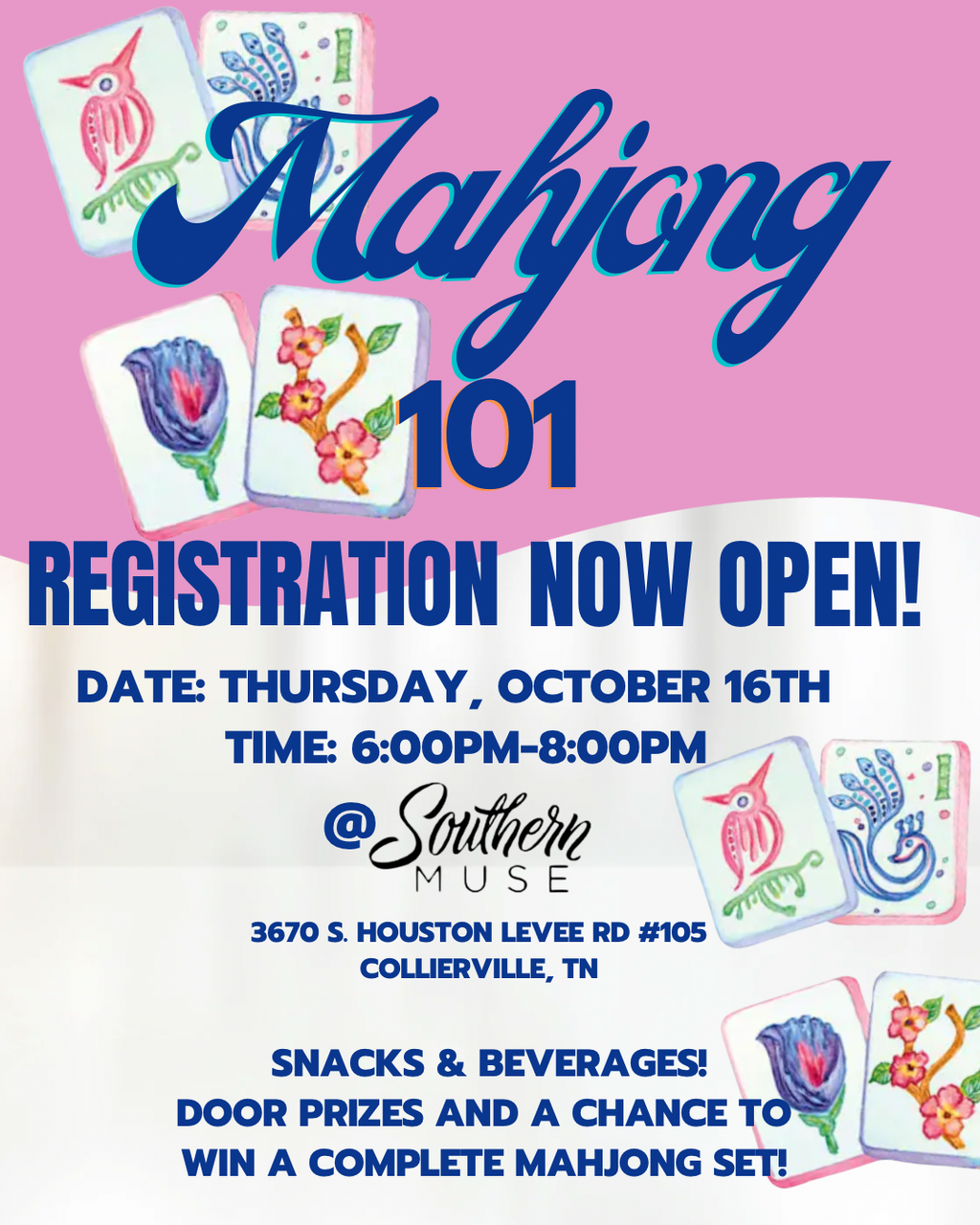 Mahjong 101 Class