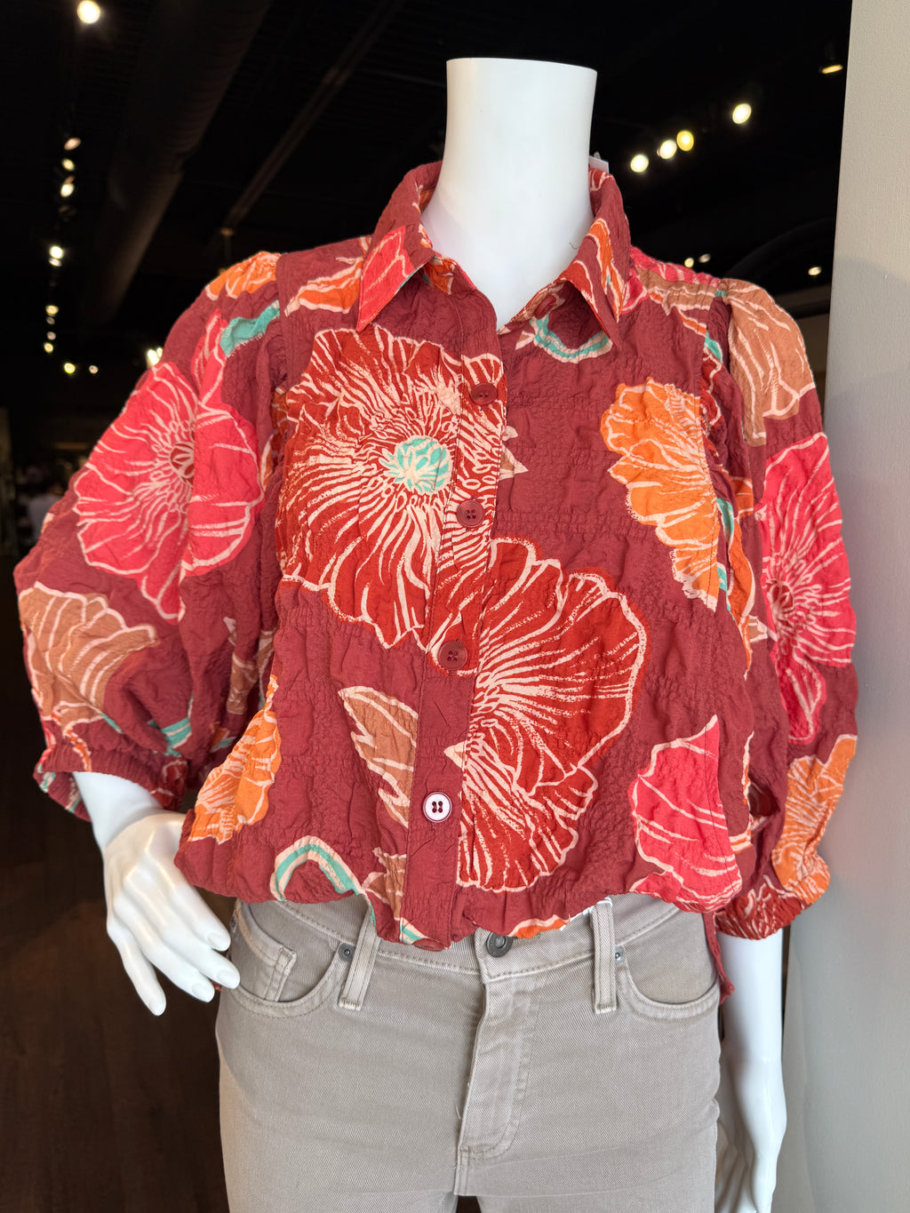 Fall Florals Blouse