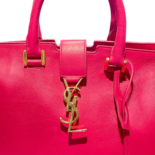 YSL Monogram Cabas Leather Bag