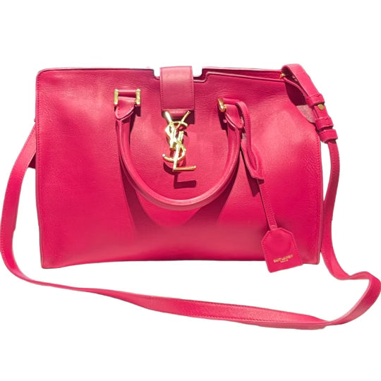 YSL Monogram Cabas Leather Bag