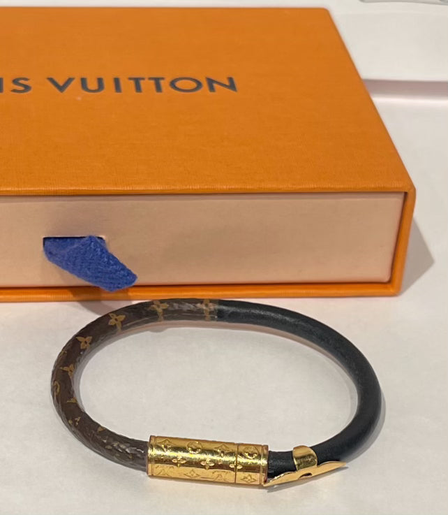 LV Leather Bracelet