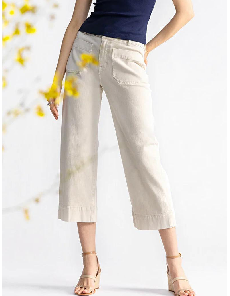 Marine Crop Trouser - Southern Muse Boutique
