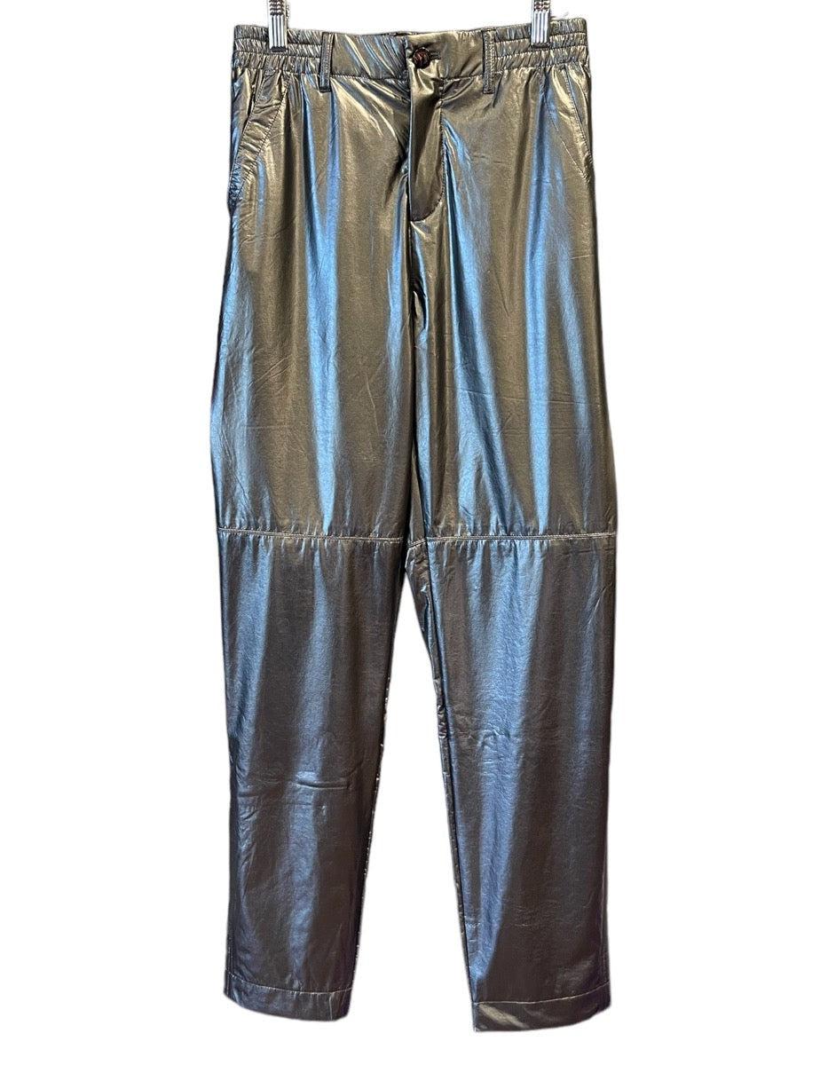 Metallic Trousers - Southern Muse Boutique