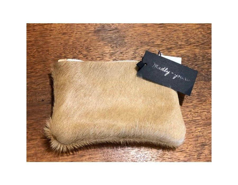 Mini Leather Zip Pouch - Southern Muse Boutique