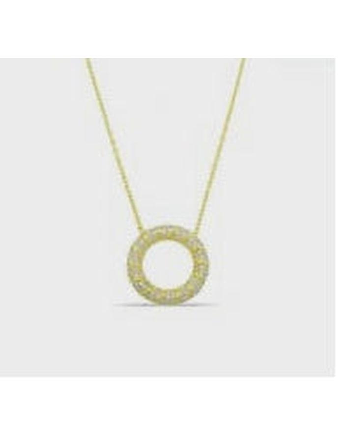 Pave' Circle Necklace