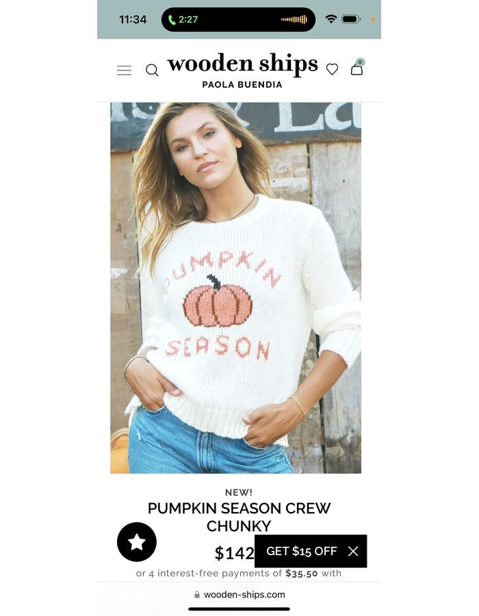 Pumpkin Season Sweater