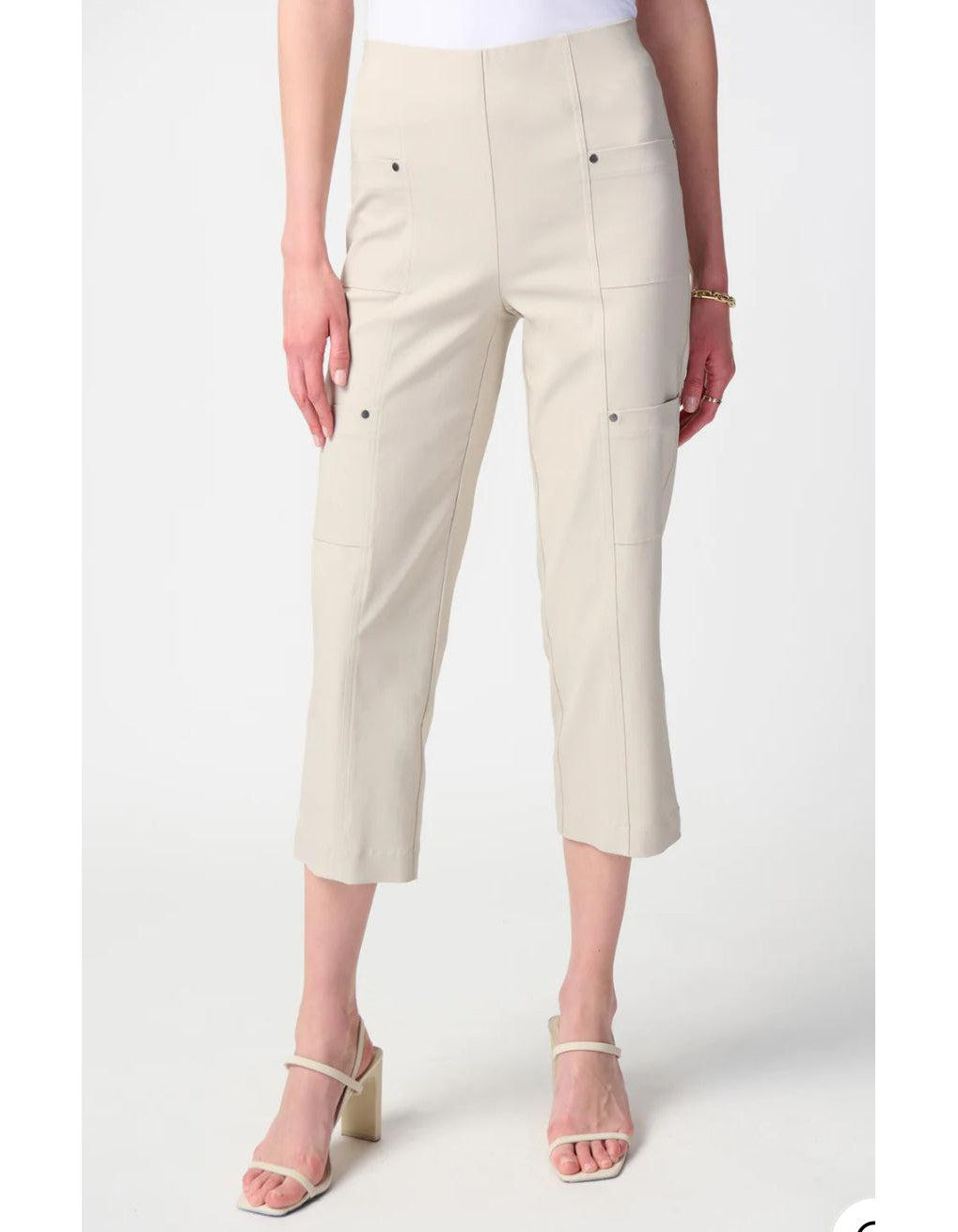 Taupe Crop Pant - Southern Muse Boutique