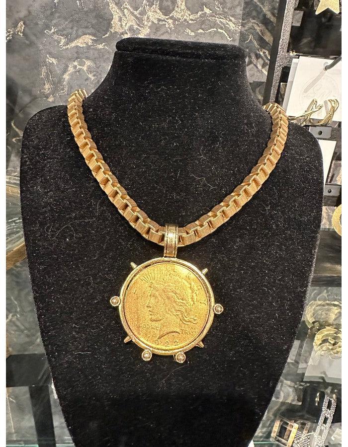 Vintage Coin Necklace - Southern Muse Boutique