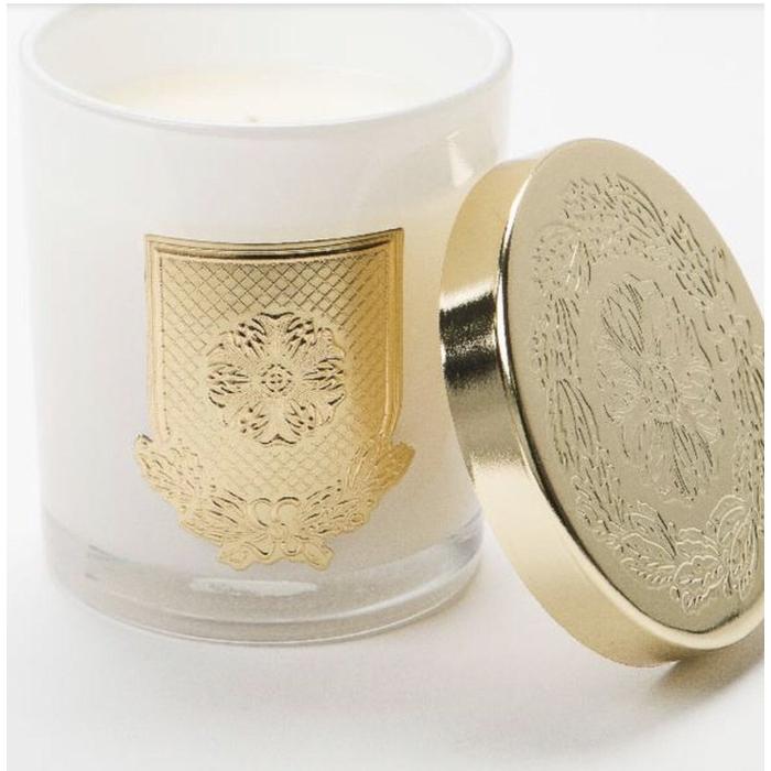 Gold Trimmed 10 Ounce Candle