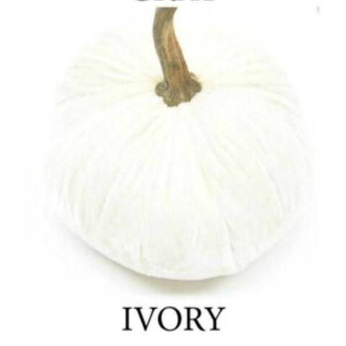 3" Velvet Silk Pumpkin