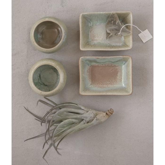 4" Glazed Stoneware Dish - Southern Muse Boutique