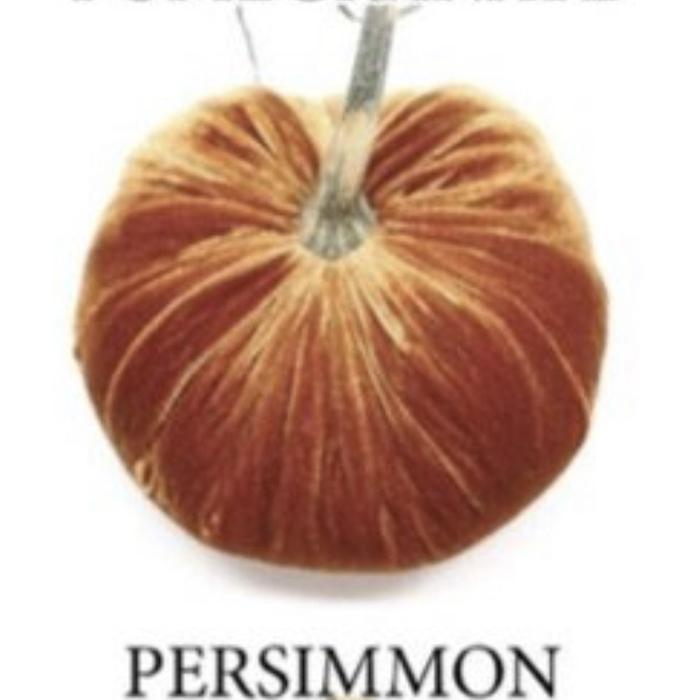 6" Silk Velvet Pumpkin - Southern Muse Boutique