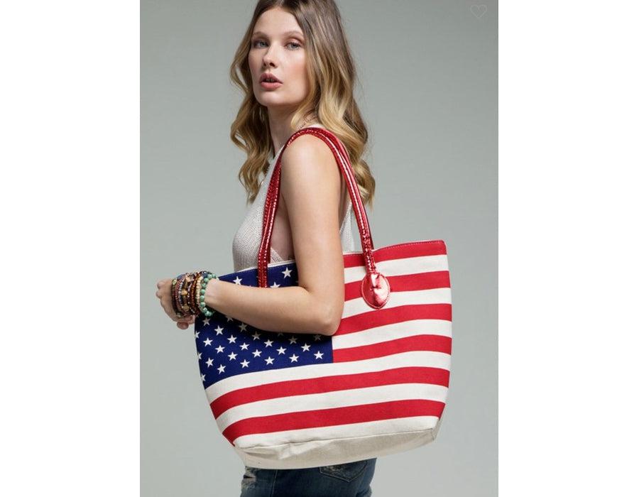 American Flag Bag - Southern Muse Boutique