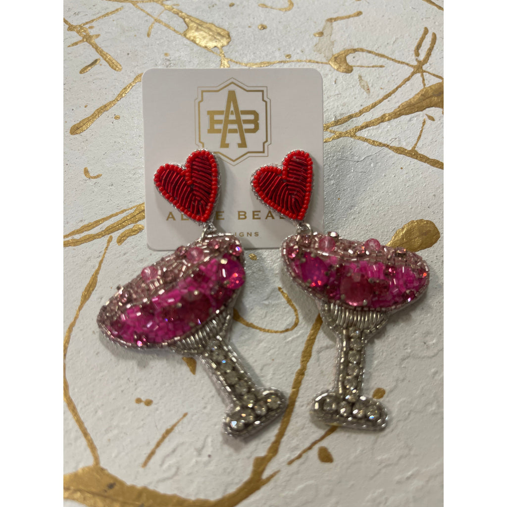 Beaded Cocktail Earrings - Southern Muse Boutique