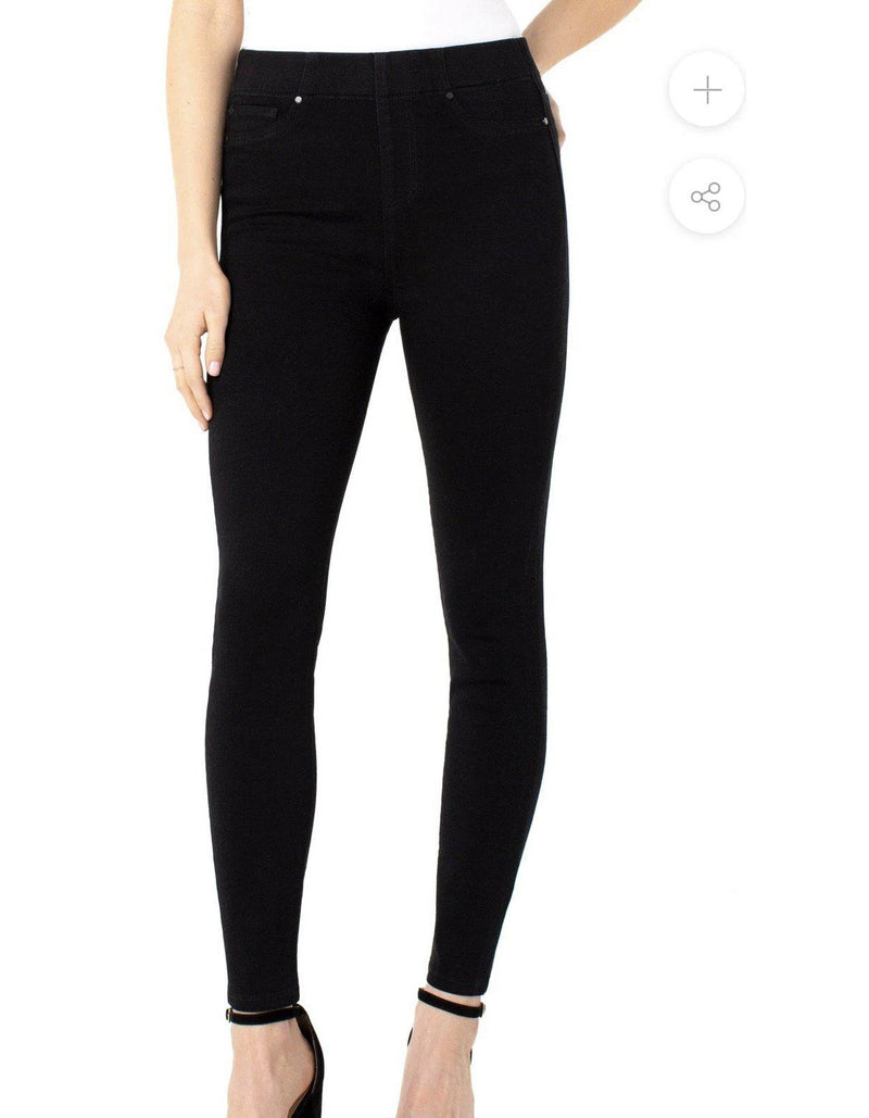 Chloe Pull On Legging Black - Southern Muse Boutique