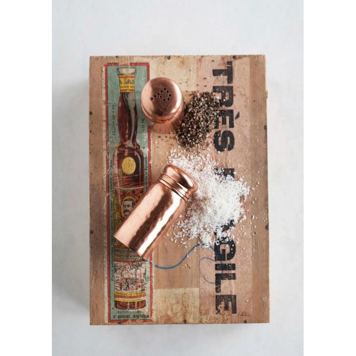 Copper Salt & Pepper Shakers - Southern Muse Boutique