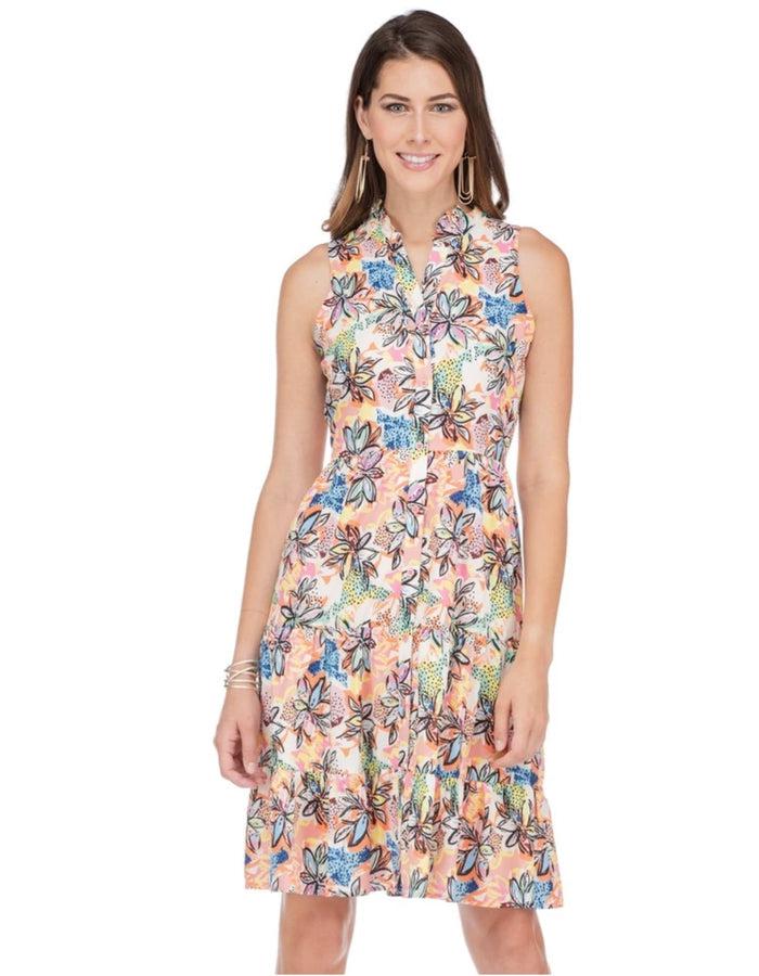 Floral Midi Dress - Southern Muse Boutique