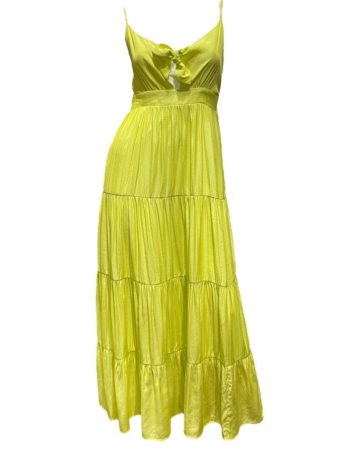 Front Tie Maxi Dress - Southern Muse Boutique