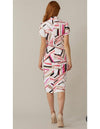 Geometric Print Dress 221056 - Southern Muse Boutique