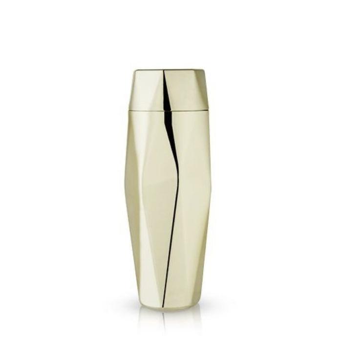 Gold Faceted Cocktail Shaker