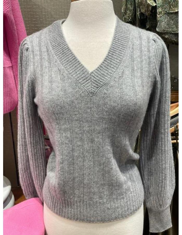 LS V Neck Sweater - Southern Muse Boutique
