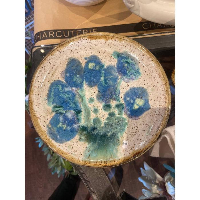 Lisa Hudson Pottery Flower Plate