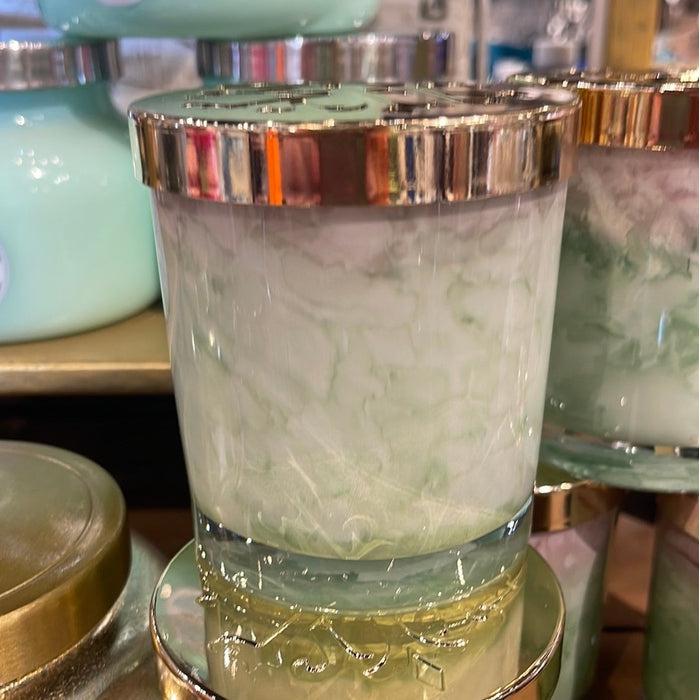 Lover's Lane Lidded Pink and Green Candle - Southern Muse Boutique