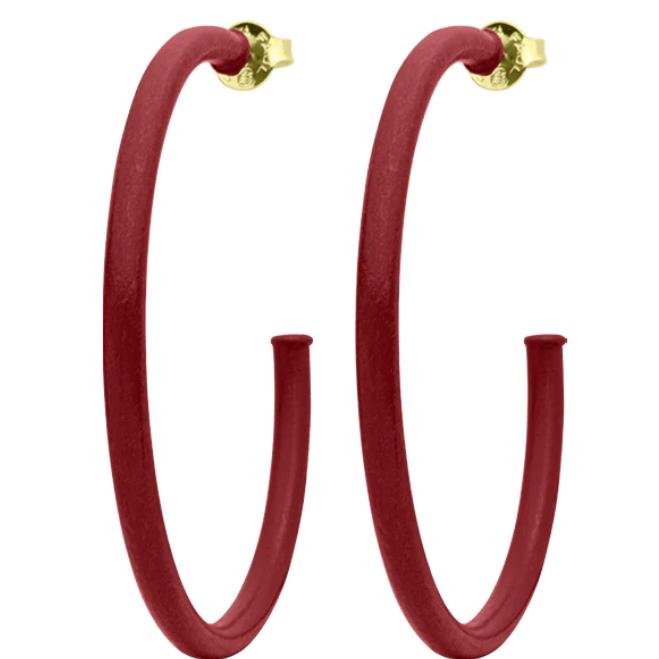 Maroon Everybody's Fav Hoop - Southern Muse Boutique