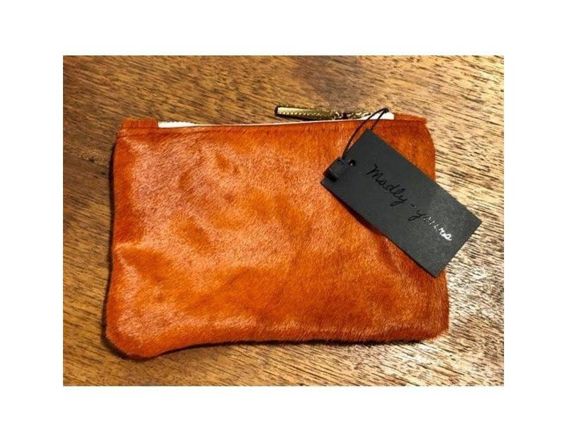 Mini Leather Zip Pouch