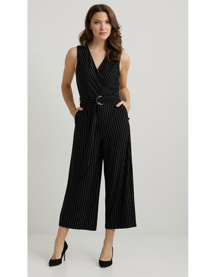 Pinstriped Jumpsuit - Southern Muse Boutique