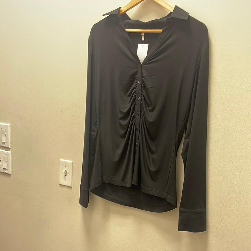 Ruched LS Top - Southern Muse Boutique