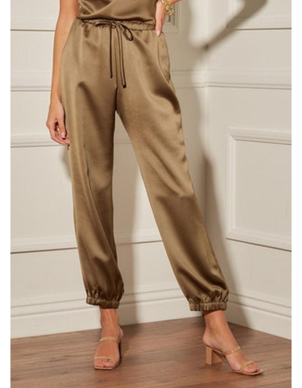 Satin Joggers - Southern Muse Boutique