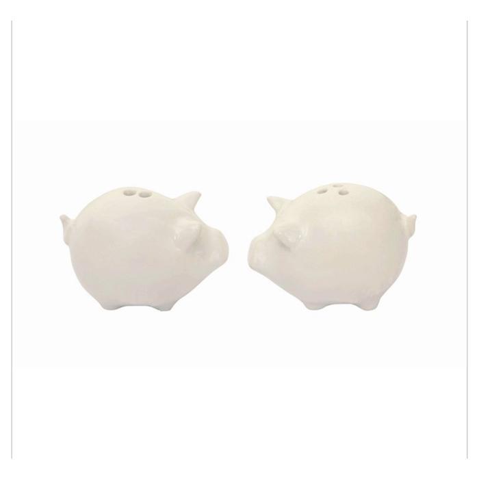 Stoneware Pig Salt & Pepper - Southern Muse Boutique