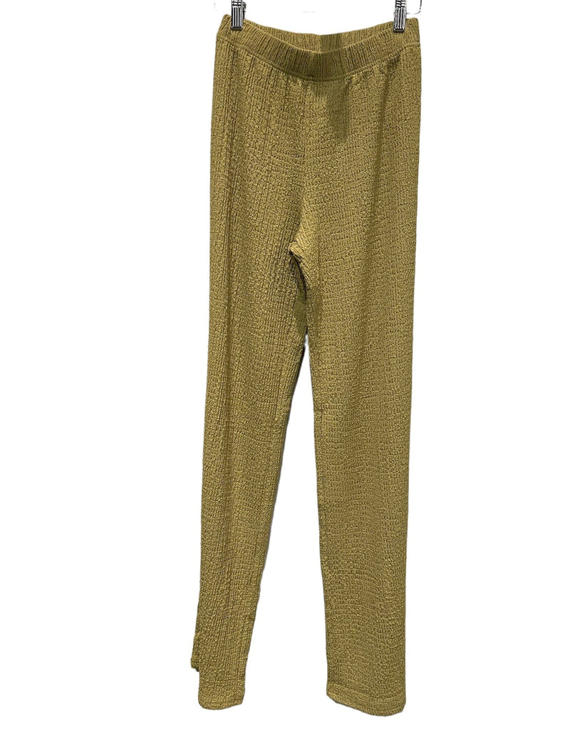 Textured Pull On Pant - Southern Muse Boutique