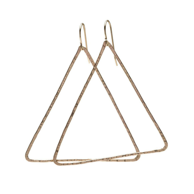 Triangle Hoop Earring - Southern Muse Boutique