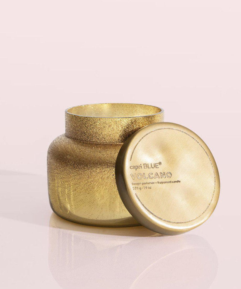 Volcano  Gilttered Signiture Candle 19 Ounce