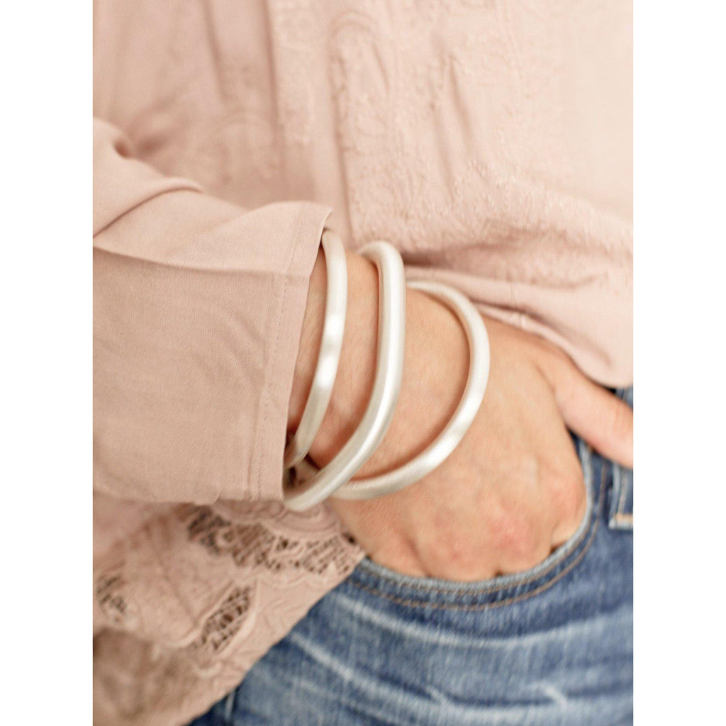Brushed Square Bangle - Southern Muse Boutique