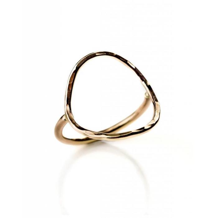 Large Oval Ring Gold Filled