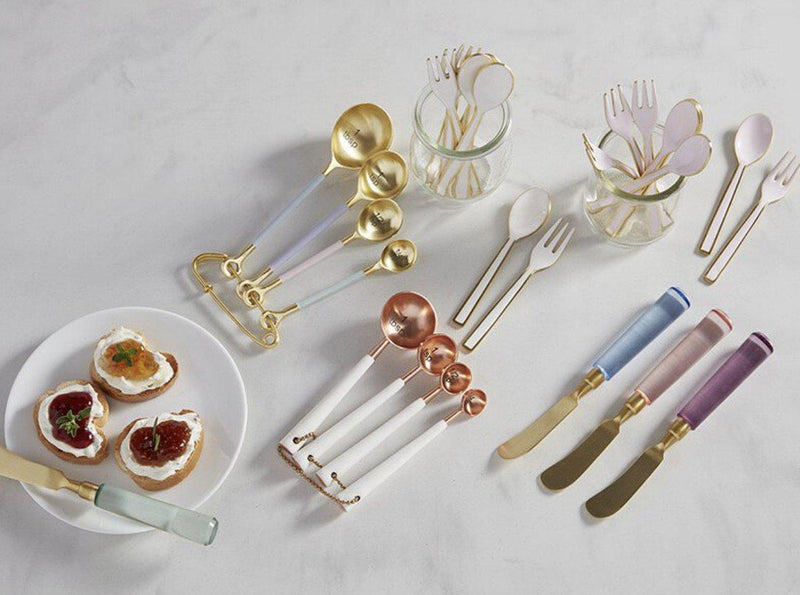 Matte Gold measuring Spoons - Southern Muse Boutique