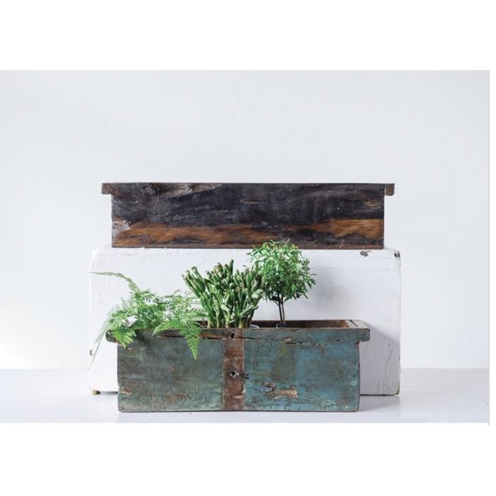 Set of Reclaimed Wood Boxes