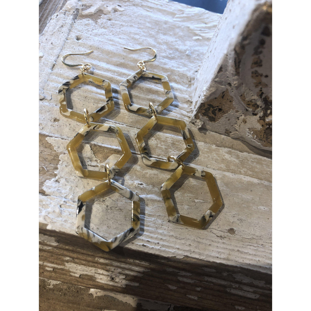 Triple Hoop Resin - Southern Muse Boutique